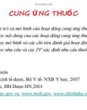 Bài giảng: Cung ứng thuốc