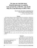 Xây dựng quy trình định lượng đồng thời asperulosid và scutellarin trong cao bạch hoa xà thiệt thảo - bán chi liên bằng sắc ký lỏng hiệu năng cao (HPLC-PDA)