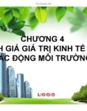 Bài giảng Kinh tế môi trường: Chương 4 - Nguyễn Thị Thanh Huyền