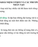 Bài giảng Công nghệ lạnh thực phẩm: Chương 1 - Những khái niệm cơ bản và các phương pháp làm lạnh nhân tạo