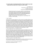 Xây dựng bộ câu hỏi định hướng sử dụng trong dạy học theo phương pháp dự án ở Địa lí lớp 12 THPT