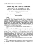 Thiết kế và sử dụng lý thuyết tình huống trong giảng dạy công thức truy hồi