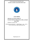 Giáo trình Kỹ thuật điện tử (Ngành: Kỹ thuật sửa chữa, lắp ráp máy tính - Trung cấp) - Trường Cao đẳng Cộng đồng Đồng Tháp