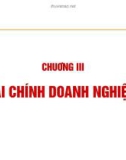 Bài giảng Tài chính tiền tệ: Chương 3 - Ths. Vũ Thanh Tùng