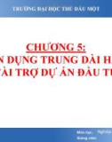 Bài giảng Nghiệp vụ Ngân hàng thương mại: Chương 5 - ThS. Lâm Nguyễn Hoài Diễm