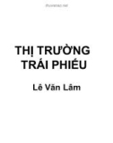 Bài giảng Thị trường trái phiếu - Lê Văn Lâm