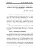 Mối quan hệ giữa môn pháp luật kinh tế, thuế, phân tích tài chính, tài chính doanh nghiệp với môn học kế toán, kiểm toán