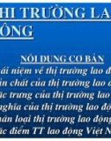 Chương 2: Thị Trường lao động