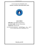 Giáo trình Lập trình windows 2 (Nghề: Tin học ứng dụng - Trung cấp) - Trường Cao đẳng Cộng đồng Đồng Tháp