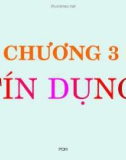 Bài giảng Tài chính tiền tệ - Chương 3: Tín dụng