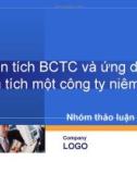 Bài thảo luận: Phân tích BCTB và ứng dụng phân tích một công ty niêm yết