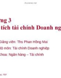 Chương 3: Phân tích tài chính Doanh nghiệp