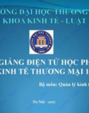 Bài giảng Kế toán thương mại 1 - ĐH Thương Mại