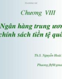 Bài giảng Tài chính và Tiền tệ: Chương 8 - Th.SNguyễnHoàiPhương