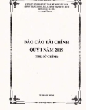 Báo cáo tài chính quý 1 năm 2019 - Công ty cổ phần Việt Nam Kỹ nghệ Súc sản (Trụ sở chính)