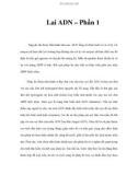 Lai ADN – Phần 1