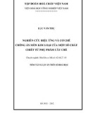 Nghiên cứu hiệu ứng và cơ chế chống ăn mòn kim loại của một sớ chất chiết từ phụ phẩm cây chè