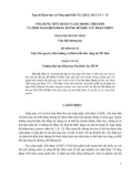 Ứng dụng viễn thám và GIS trong theo dõi và tính toán biến động đường bờ khu vực Phan Thiết