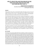 Một số ý kiến về lồng ghép vấn đề biến đổi khí hậu trong hoạch định chính sách phát triển theo hướng bền vững ở nước ta