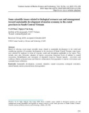 Một số vấn đề khoa học liên quan quản lý và sử dụng tài nguyên sinh vật hướng đến phát triển kinh tế biển bền vững ở duyên hải Nam Trung Bộ, Việt Nam