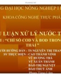 Tiểu luận: CHỈ SỐ COD VÀ BOD TRONG NƯỚC THẢI