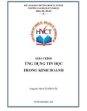 Giáo trình Ứng dụng tin học trong kinh doanh