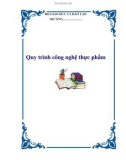 Quy trình công nghệ thực phẩm