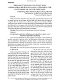 Khảo sát ứng dụng của thuật toán Bjerhammar để bình sai mạng lưới khống chế cơ sở trong quan trắc biến dạng