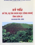 Kỷ yếu, đề tài, dự án khoa học công nghệ tỉnh Sơn La part 1