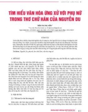 Tìm hiểu văn hóa ứng xử với phụ nữ trong thơ chữ Hán của Nguyễn Du