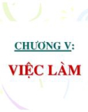 Chuơng 5: Việc làm