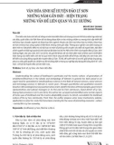 Văn hóa sinh kế huyện đảo Lý Sơn những năm gần đây - hiện trạng những vấn đề liên quan và xu hướng