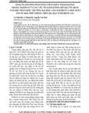 Áp dụng phương pháp phân tích nhân tố khám phá trong nghiên cứu các yếu tố ảnh hưởng đến quyết định vào học phân hiệu trường đại học lâm nghiệp của học sinh trung học phổ thông trên địa bàn tỉnh Đồng Nai