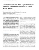 Location fusion and data augmentation for thoracic abnormalites detection in chest X-ray images