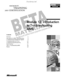 Module 12: Introduction to Troubleshooting MMS