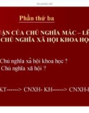 Bài giảng Lý luận của chủ nghĩa Mác – Lênin về chủ nghĩa xã hội khoa học