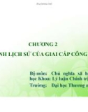 Bài giảng Chủ nghĩa xã hội khoa học: Chương 2 - Trường ĐH Thương mại