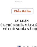 Bài giảng Lý luận của chủ nghĩa Mác-Lênin về chủ nghĩa xã hội: Chương 7 - Sứ mệnh lịch sử của giai cấp công nhân và cách mạng xã hội chủ nghĩa