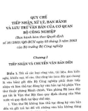 Các văn bản hướng dẫn thi hành và Pháp lệnh lưu trữ quốc gia: Phần 2