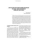 Các yếu tố cản trở sự tham gia nghiên cứu khoa học của phụ nữ - Nhìn từ quan điểm giới (trường hợp tỉnh An Giang)