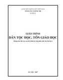 Giáo trình Dân tộc học, tôn giáo học: Phần 1