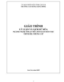 Giáo trình Lý luận và lịch sử múa (Ngành: Nghệ thuật múa dân gian dân tộc) - Trường CĐ Cộng đồng Lào Cai