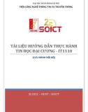 Tài liệu hướng dẫn thực hành Tin học đại cương - ĐH Bách Khoa Hà Nội