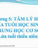 Bài giảng Tâm lý học giáo dục: Chương 5 - GV. Nguyễn Thị Vân