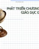 Bài giảng Phát triển chương trình giáo dục đại học - ĐHSP Kỹ thuật TPHCM