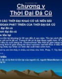 Giáo trình Chương V - Thời Đại Đá Cũ