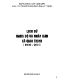 Ebook Lịch sử Đảng bộ và nhân dân xã Giao Thịnh (1930-2010): Phần 1