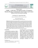 ViMRC - VLSP 2021: An empirical study of Vietnamese machine reading comprehension with unsupervised context selector and adversarial learning