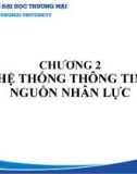 Bài giảng Hoạch định nguồn nhân lực - Chương 2: Hệ thống thông tin nguồn nhân lực