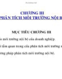 Bài giảng môn Quản trị chiến lược - Chương 3: Phân tích môi trường nội bộ